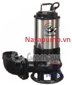 B313 Bơm chìm hút rác GRAMPUS B-123
