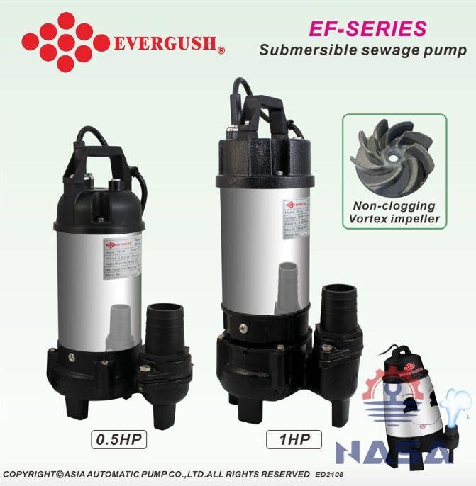 Evergush 1 máy bơm chìm evergush