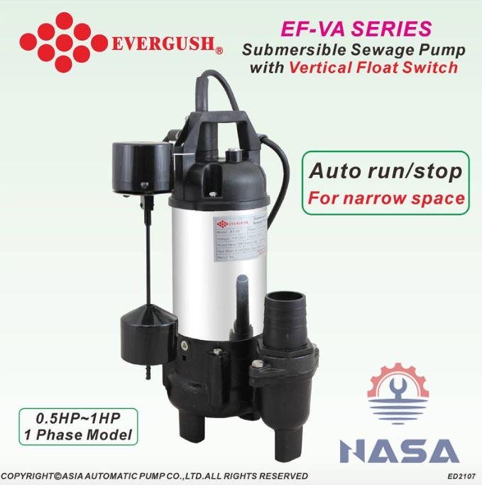 Evergush 5 máy bơm chìm evergush