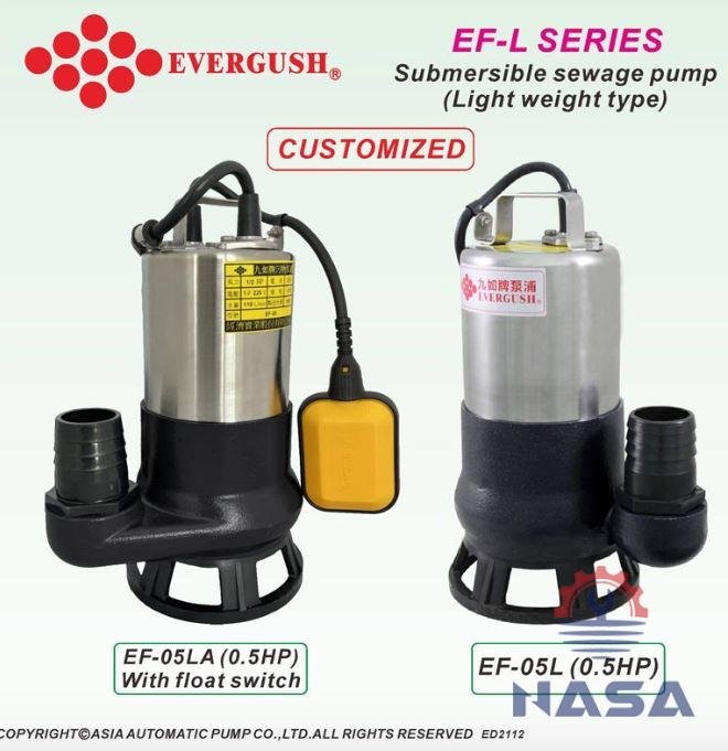 Evergush 8 máy bơm chìm evergush