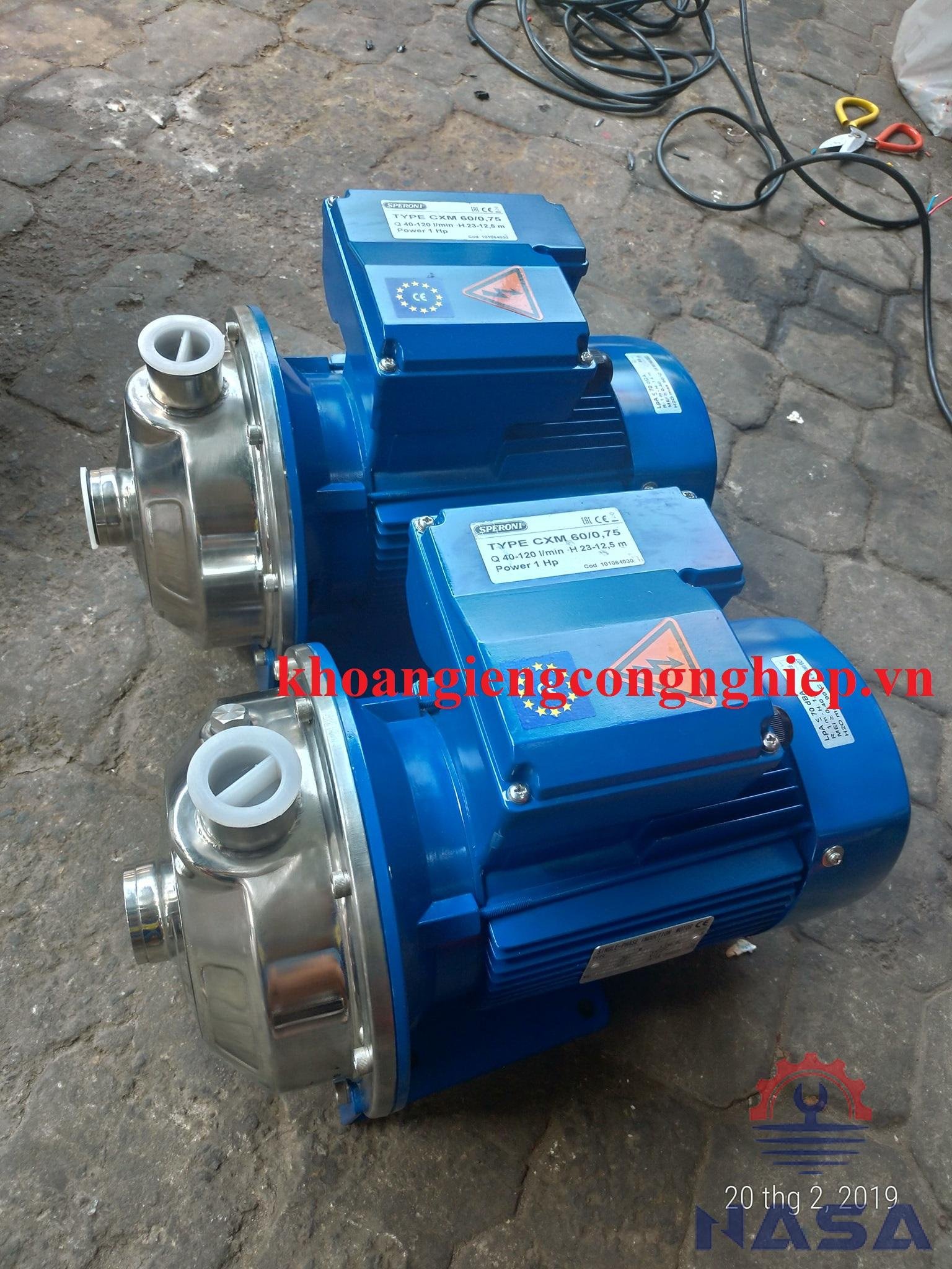 Máy bơm ly tâm Speroni WX máy bơm ly tâm Speroni WXM 300