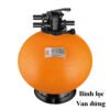 Bình lọc nhựa bể bơi van đứng Exniess MV27A 15m3/h