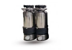 Bơm chìm thả tỏm hóa chất công nghiệp inox 316